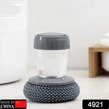 Soap Dispensing Dish Brush (1 Pc): Palm Brush, Kitchen Cleaning - Justgrabit Inc.