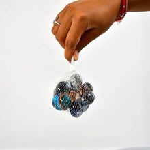 Glass Gem Stone, Flat Round Marbles Pebbles for Vase Fillers, Attractive pebbles for Aquarium Fish Tank. - Justgrabit Inc.
