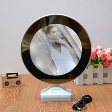 Plastic 2 in 1 Mirror Come Photo Frame with Led Light - Justgrabit Inc.