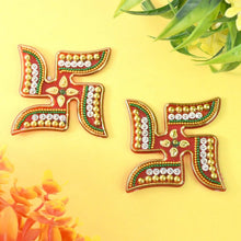 Decorative Swastik Sticker (2Pc Set) - Justgrabit Inc.