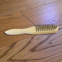 Wooden Handle Steel Wire Brush (1 Pc) - Justgrabit Inc.