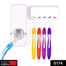 Toothpaste Dispenser & Tooth Brush Holder - justgrabit.in | Just Grab It