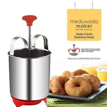 Stainless Steel Medu Vada And Donut Maker For Perfectly Shaped And Crispy Vada Maker - justgrabit.in | Just Grab It