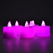 Pink Flameless LED Tealights Smokeless Decorative Candles LED Tea Light Pack of 24 - justgrabit.in | Just Grab It