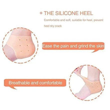 Moisturizing Skin Softening Silicone Gel for Dry Cracked Heel Repair (Multicolour) - Justgrabit Inc.