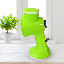 6 in 1 Multi functional Vegetable Cutter & Slicer Hand Machine Cutting, Slice, Cut Thick, Cut Silk All in one –Vegetable Chopper Cutter & Slicing Cutter Barrel - Vegetable Grater with 6 Removable Blades - Justgrabit Inc.