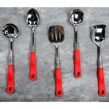 Stainless Steel Serving Spoon Set 5 pcs. - Justgrabit Inc.