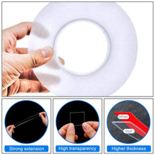 Double Sided Nano Adhesive Tape, 3 meter Washable Traceless Nano Gel Tape, Multipurpose - Justgrabit Inc.