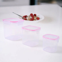 Kitchen Storage Container Set Of 3 Pcs (1500, 1000, 500 ML) - Justgrabit Inc.