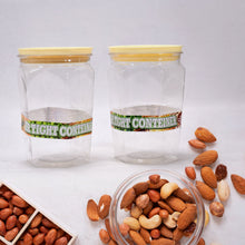 Air Tight Kitchen Storage Container (Approx - 1100Ml, Set of 2pcs) - justgrabit.in | Just Grab It