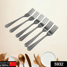 STEEL FORKS SET OF 6 - FORK SET FOR HOME AND KITCHEN FORK HIGH QUALITY PREMIUM FORK SET (6 PC SET ) - justgrabit.in | Just Grab It