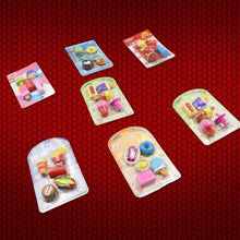 Mix Design Fancy Erasers Set – Colorful & Stylish Erasers for Kids, Birthday Gift & School Prize (1 Set) - justgrabit.in | Just Grab It