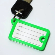 Wallet Keychain 10 pcs Set Plastic Key Custom Key Tags Key Ring Tags Numbered Key Tags Tags with Backpack Keychain - justgrabit.in | Just Grab It