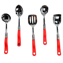Stainless Steel Serving Spoon Set 5 pcs. - Justgrabit Inc.