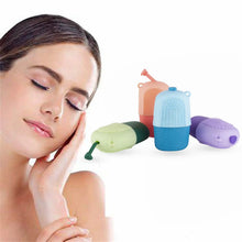 Ice Roller & Scrubber For Face | Face Massager | Reusable Silicone Facial Ice Roller For Glowing & Tighten Skin (1 Pc) - justgrabit.in | Just Grab It