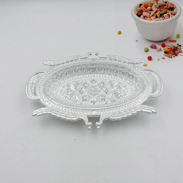Decorative Mukhwas Serving Tray Serving Mukhwas Plate Fancy Candy Tray Dry Fruit Serving Tray - Justgrabit Inc.