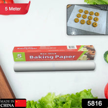 Non - Stick Parchment Paper: Easy Cleanup for Baking, Grilling & More (Microwave & Oven Safe / 5 MTR) - justgrabit.in | Just Grab It