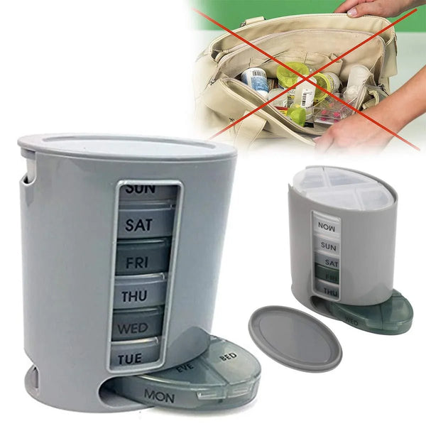 Pill Pro 7 Day Weekly Tablet Medicine Organizer Box - justgrabit.in | Just Grab It