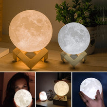 Moon Night Lamp with Plastic Stand Night Lamp for Bedroom (19 x14 Cm / 1 Pc) - justgrabit.in | Just Grab It