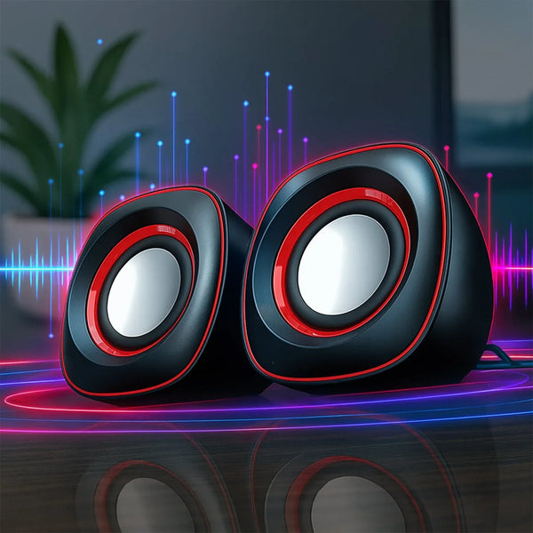 PC Speakers, Computer Speakers (1 Set) - Justgrabit Inc.