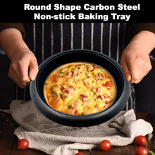 Round Shape Carbon Steel Non - stick Baking Tray (11 Inch) - Justgrabit Inc.