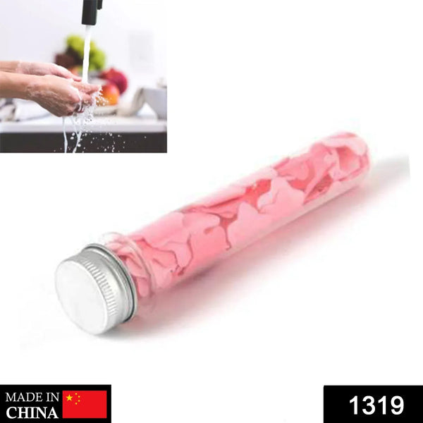 Portable Hand Washing Bath Flower Shape Paper Soap Strips In Test Tube Bottle - Justgrabit Inc.