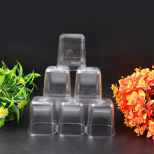 6pc Transparent Diamond Medium Serving Glass Set, Glass Set for Water, Juice etc - Justgrabit Inc.