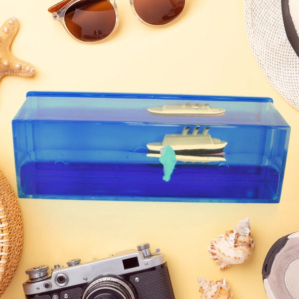 Car Interior Dashboard Decoration Floating Water Cruiser Ship Iceberg Ornament Car Interior Decoration for Birthday Gifts, Home Decor Suitable for Home Show Car Decoration, Gifts, Desk or Paperweight - justgrabit.in | Just Grab It