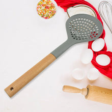 Plastic Kitchen Accessories Skimmer, Spatula Spoon & Soup Spoon Heat Resistant Non Stick Spoons Kitchen Cookware Items Heat Resistant Plastic Kitchen Utensils for Cooking, BPA FREE Gadgets for Non - Stick Cookware (1 Pc ) - justgrabit.in | Just Grab It