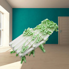 Big Adjustable Clothes Hanger, Windproof Tumble Dryer, Extendable, Socks Washing Liner, Plastic Drying Rack, Sock Hanger, Foldable Hanger, Underwear Dryer with 29 Clips - justgrabit.in | Just Grab It