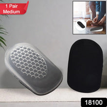 Medium 1 Pairs Silicone Heel Pads, Shoes Insole (11×6×3 Cm) - Justgrabit Inc.