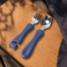 Supermom Foodie Stainless Steel Spoon & Fork (2 Pc Set) - Justgrabit Inc.