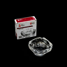 Glass Brunswick Crystal Quality Cigar Cigarette Ashtray Round Tabletop for Home Office Indoor Outdoor Home Decor - justgrabit.in | Just Grab It