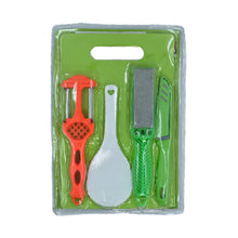 Plastic Chopping Board with Knife Set and Scissor And Wine Stainless Steel And Plastic Kitchen item Multipurpose cutting vegetables - justgrabit.in | Just Grab It