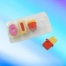 Fun Erasers for Kids! Mix & Match: Food & Drink Erasers (Set of 1) - Justgrabit Inc.