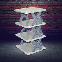 Foldable Shoe Rack (1 Pc, 4 Layers): Space - Saving, Entryway Storage - justgrabit.in | Just Grab It
