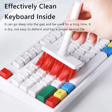 5in1 Multi - Function Soft Dust Clean Bush for Computer Cleaning, with Corner Gap Duster Keycap Puller Remover for Gamer Pc (White) - Justgrabit Inc.