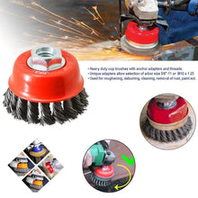 Wire Wheel Cup Brush (Black) - justgrabit.in | Just Grab It
