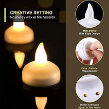 Set of 12 Flameless Floating Candles Battery Operated Tea Lights Tealight Candle - Decorative, Wedding, Diwali - Justgrabit Inc.
