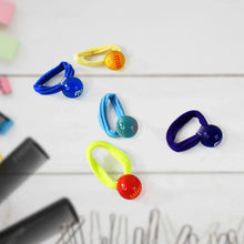 Small Ball Elastic Hairbands (Pack of 5 / Multicolour) - Justgrabit Inc.