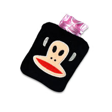 Black Small Hot Water Bag with Cover for Pain Relief - Justgrabit Inc.