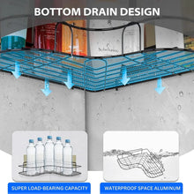 Metal Shower Shelf, Shower Shelf without Drilling (2 Pc) - Justgrabit Inc.