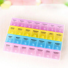 Weekly Pill Case 28 - Slot Medicine Organizer - Justgrabit Inc.