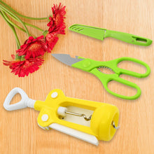 Multifunction Kitchen Tool Set – Stainless Steel & Plastic Knife and Scissors - Justgrabit Inc.