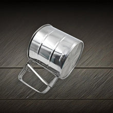 Stainless Steel Flour Sifter – Handheld Baking Sieve with Measuring Scale - justgrabit.in | Just Grab It