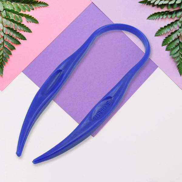 Plastic Tongue Cleaner For Kids & Adults | Tongue Scraper For Bad Breath, Maintain Oral Hygiene for Daily Use | for Fresh Breath & Bacteria Removal | Improved Taste Plastic With Handle Tongue Cleaner (1 Pc ) - justgrabit.in | Just Grab It