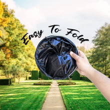 Folding Bucket, Portable, Round Bucket, Simple Bucket, With Handle, Multi - functional, For Outdoor Use, Fishing, Car Washing, Cleaning, Disaster Prevention, Portable, Lightweight, Durable (1 pc / Mix Color) - Justgrabit Inc.