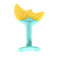 Baby Silicone Teether, Fruit Teether for Toddlers,100% Food Grade Silicone Teether, Non - Toxic & Latex Free Suitable for Kids Above 3 Months Sunflower, Moon Shape(1 Pc) - justgrabit.in | Just Grab It