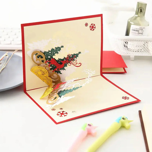 3D - Up Greeting Card (1 Pc): Birthday, Love, Christmas - justgrabit.in | Just Grab It