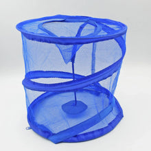 Mesh up Laundry Hamper, Foldable Portable Cylindrical Dirty Clothes Basket for Bedroom, Kids Room, College Dormitory and Travel - justgrabit.in | Just Grab It